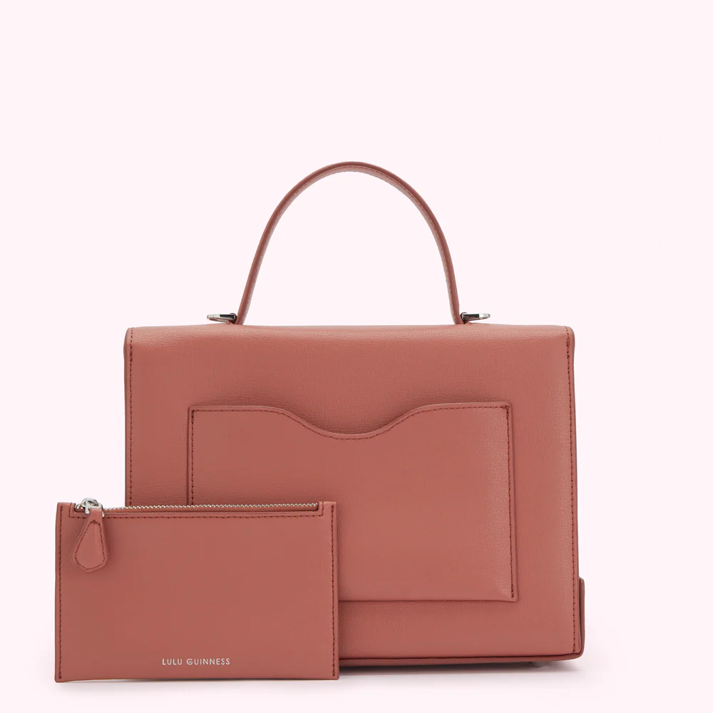 AGATE LARGE LIP TURN LOCK QUEENIE HANDBAG - Image 2