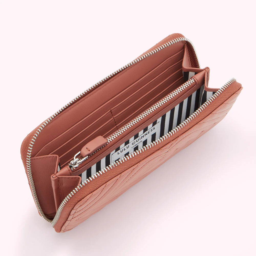 AGATE LIP RIPPLE LEATHER TANSY WALLET - Image 4