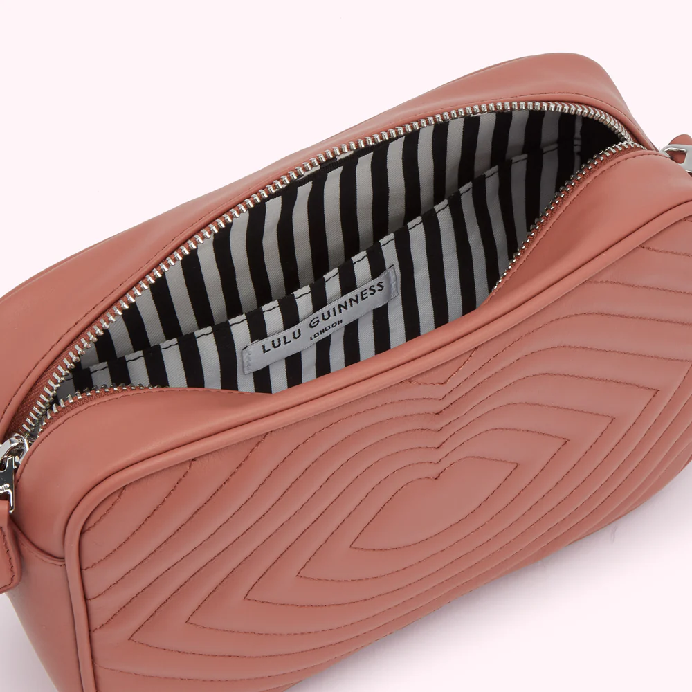 AGATE LIP RIPPLE QUILTED LEATHER BELLA CROSSBODY BAG - Image 4