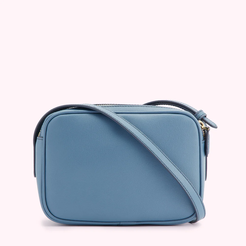AIRFORCE BLUE LEATHER COLE CROSSBODY BAG - Image 2