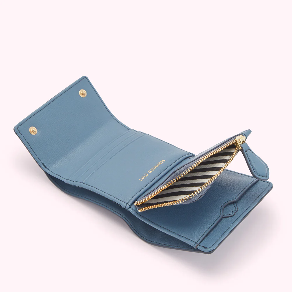 AIRFORCE BLUE LEATHER JODIE WALLET - Image 3