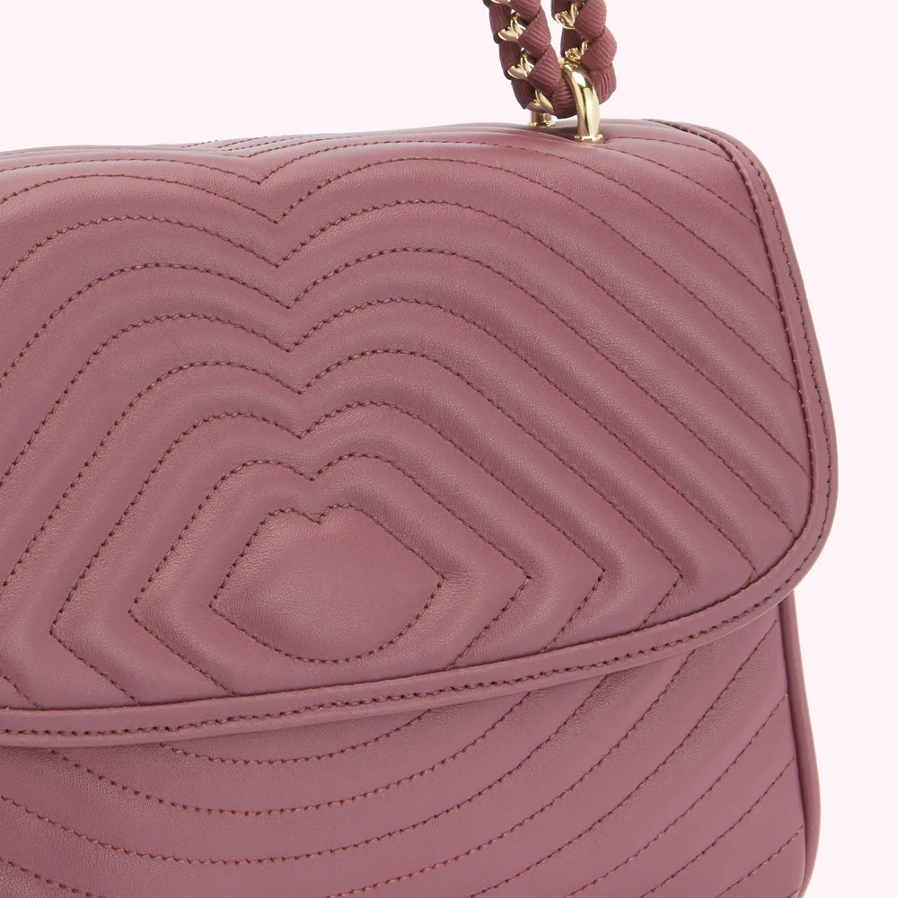 ASTER LIP RIPPLE QUILTED LEATHER BROOKE CROSSBODY BAG - Image 5