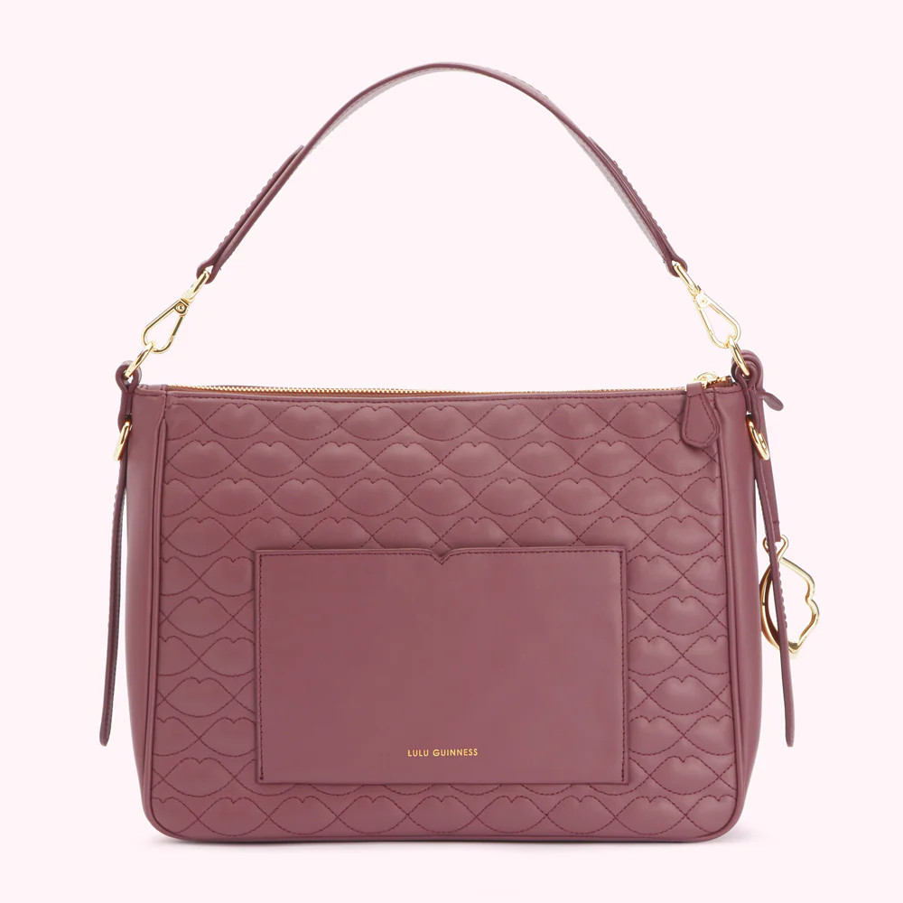 ASTER MEDIUM QUILTED LIP LEATHER CALLIE CROSSBODY BAG - Image 2