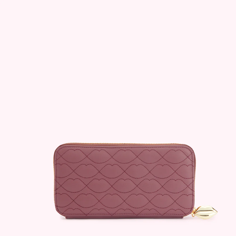 ASTER LIP QUILTED LEATHER TANSY WALLET - Image 2