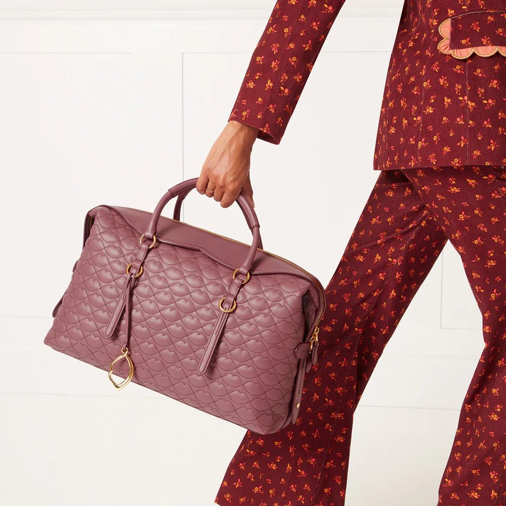 ASTER QUILTED LIP TAYLOR LEATHER HANDBAG - Image 7