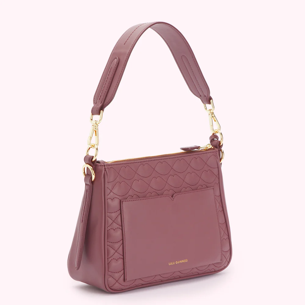 ASTER SMALL QUILTED LIP LEATHER CALLIE CROSSBODY BAG - Image 3