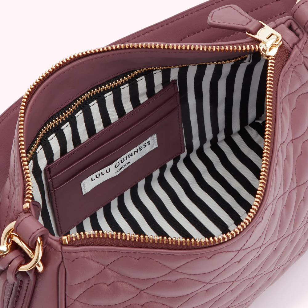 ASTER SMALL QUILTED LIP LEATHER CALLIE CROSSBODY BAG - Image 4