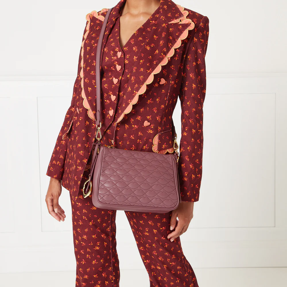 ASTER SMALL QUILTED LIP LEATHER CALLIE CROSSBODY BAG - Image 7
