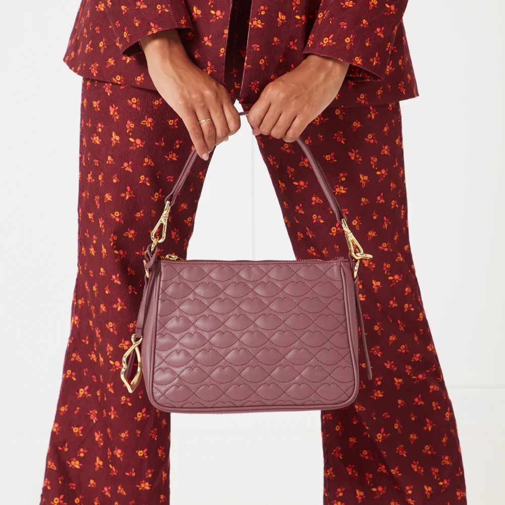 ASTER SMALL QUILTED LIP LEATHER CALLIE CROSSBODY BAG - Image 9