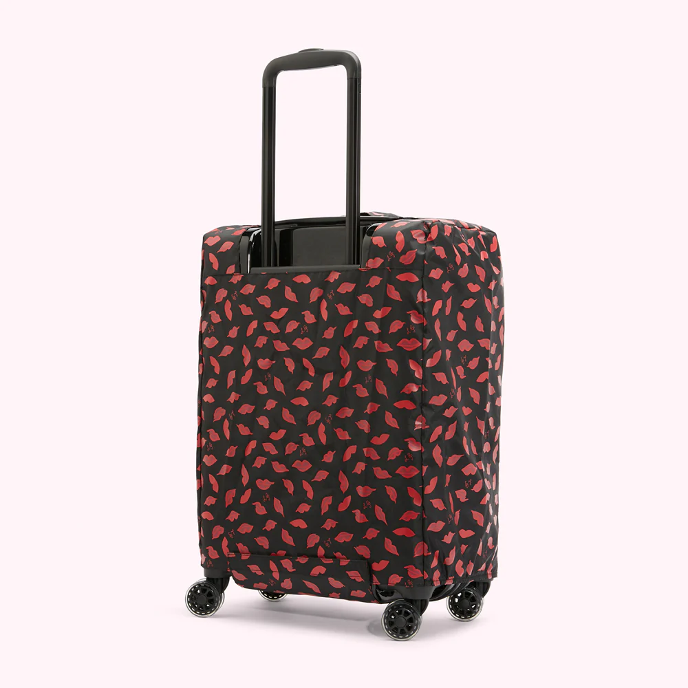 BLACK AND RED HANDPAINTED LIPS CABIN CASE COVER (COVER ONLY) - Image 2