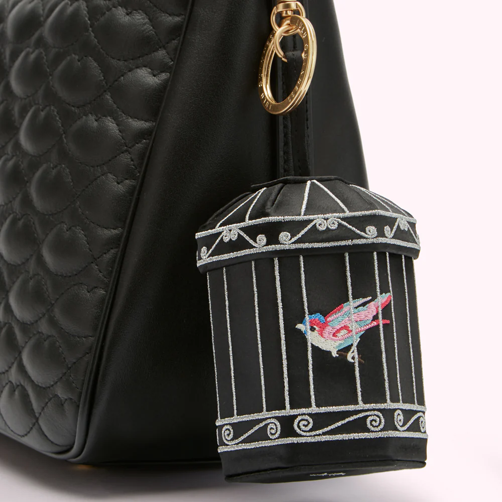 BLACK BIRDCAGE MINI COLLECTIBLE CHARM