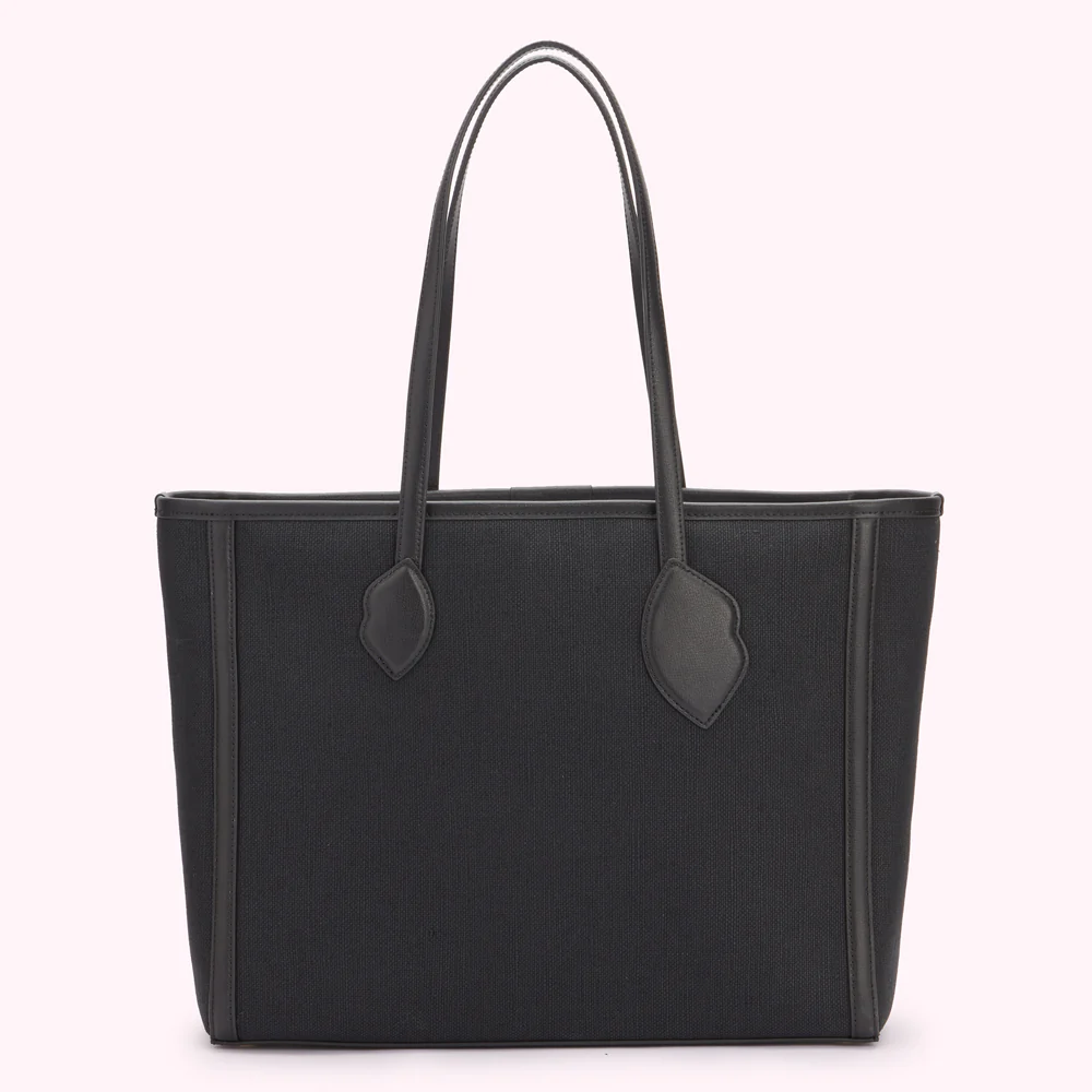 BLACK WILDFLOWER SIENNA TOTE BAG - Image 2