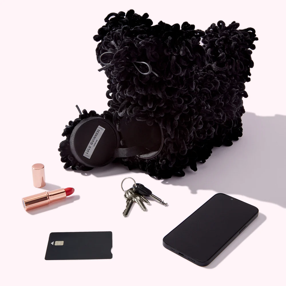 BLACK COLLECTIBLE DOOGLE DOG HANDBAG - Image 5