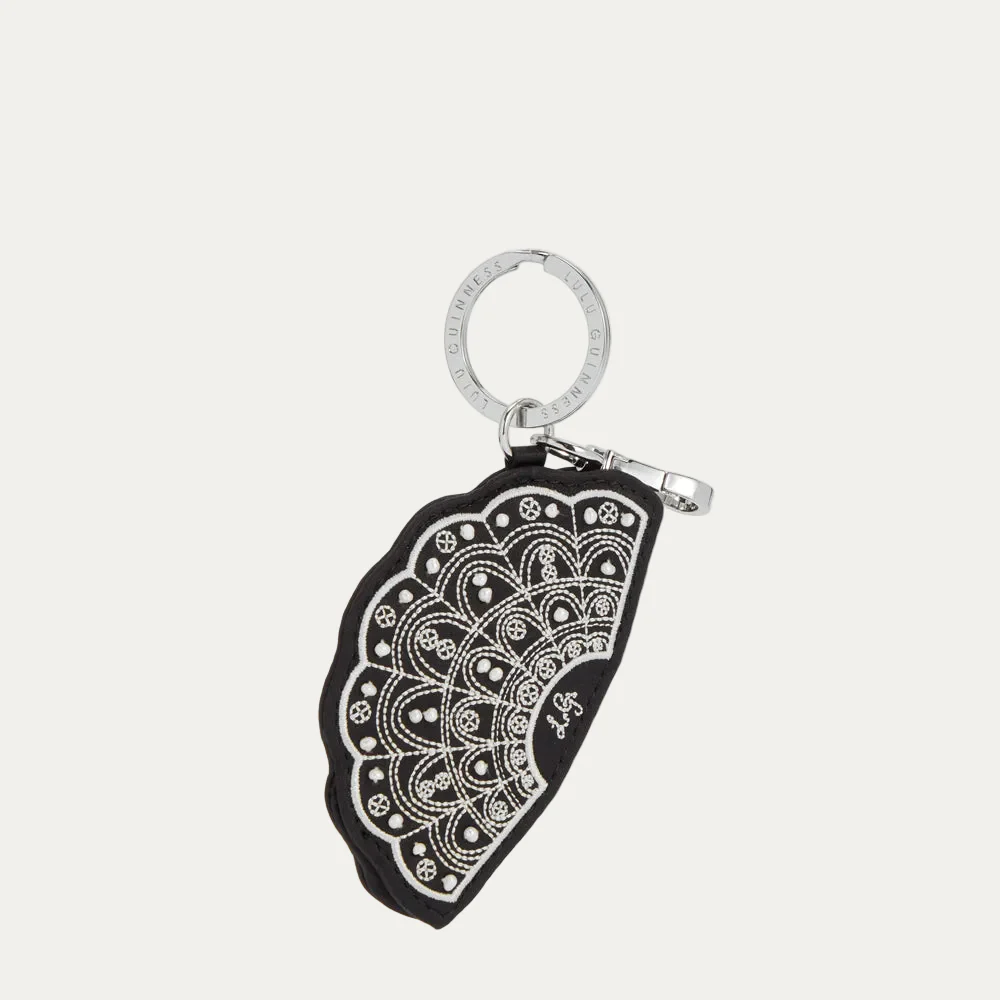 BLACK COLLECTIBLE FAN CHARM