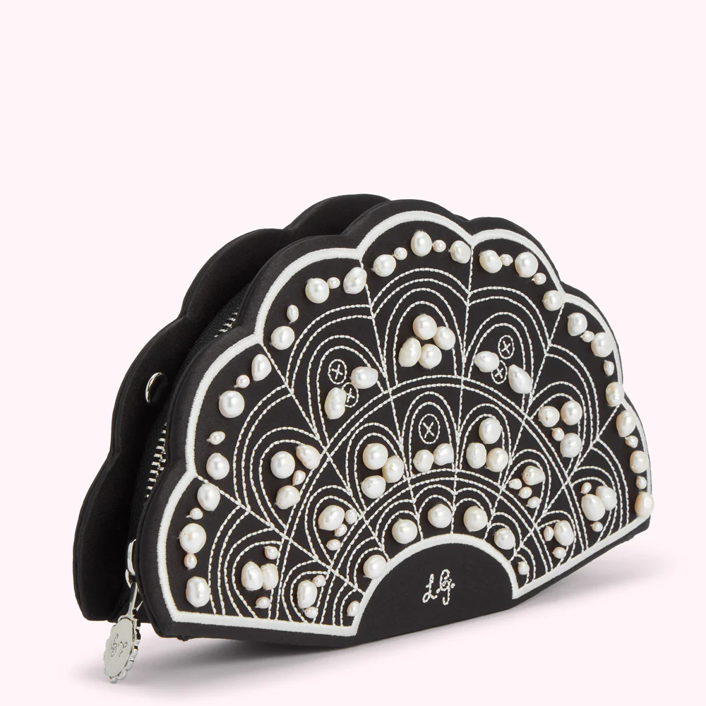 BLACK COLLECTIBLE FAN CLUTCH BAG - Image 2