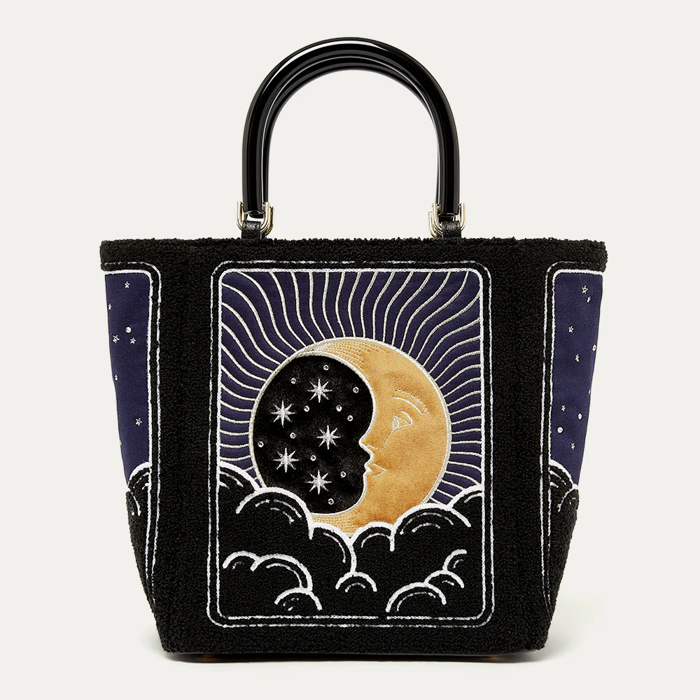 BLACK COSMIC BIBI TOTE BAG - Image 3