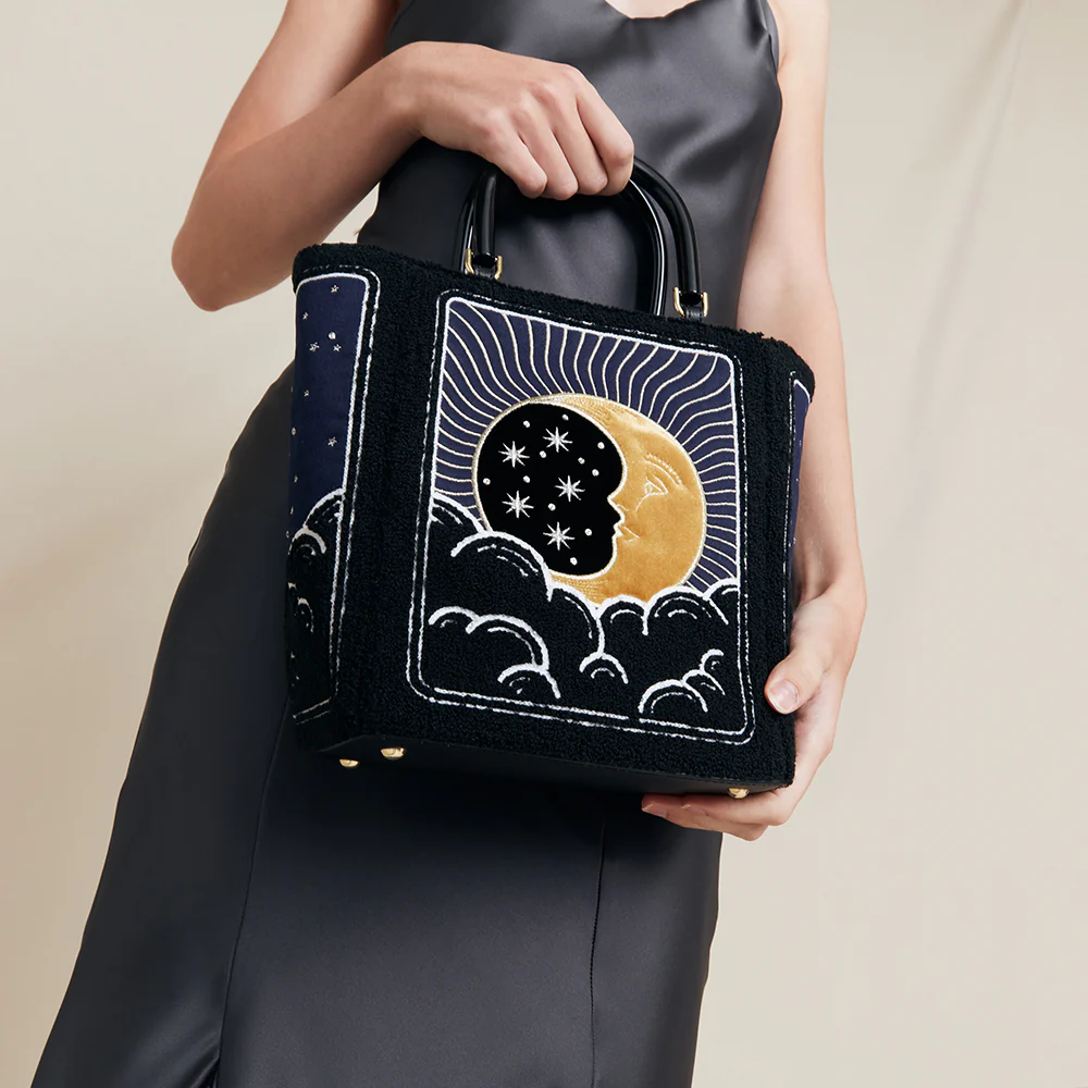 BLACK COSMIC BIBI TOTE BAG - Image 8