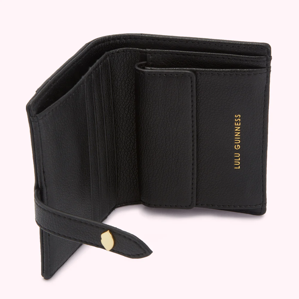 BLACK DEMI LIP FLURRY WALLET - Image 4
