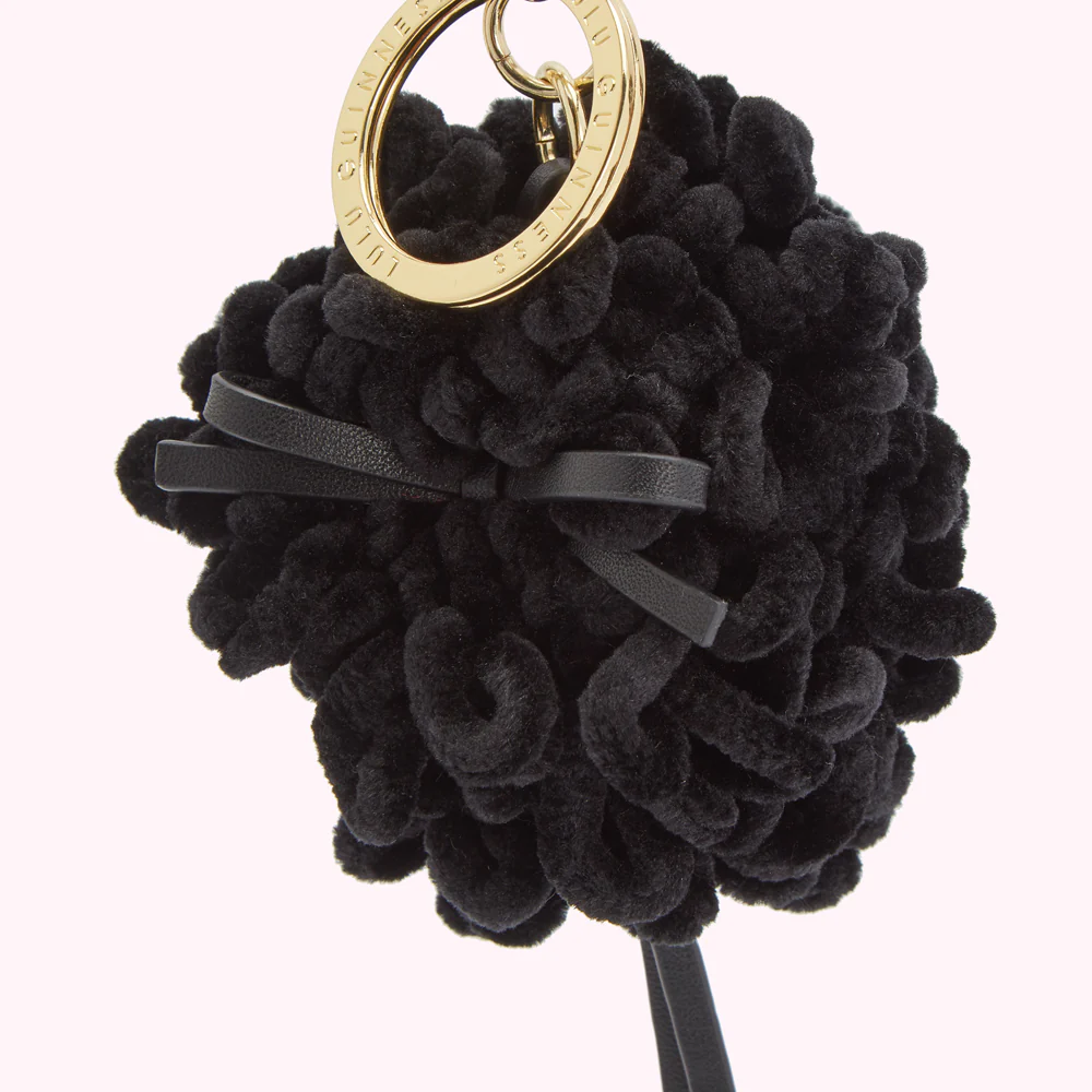 BLACK DOOGLY DOG KEY CHARM - Image 3