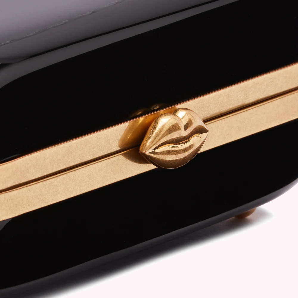 BLACK FONTAINE CLUTCH BAG - Image 4