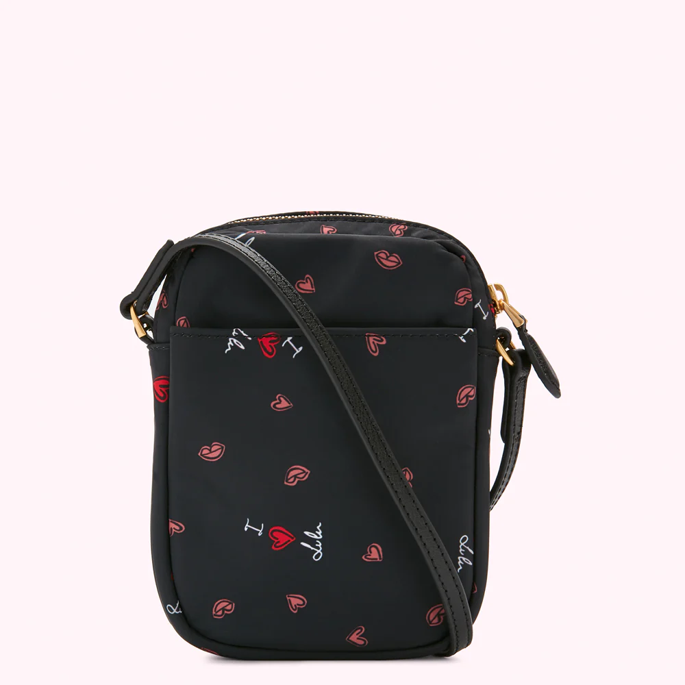 BLACK I LOVE LULU DAVIS CROSSBODY BAG - Image 2