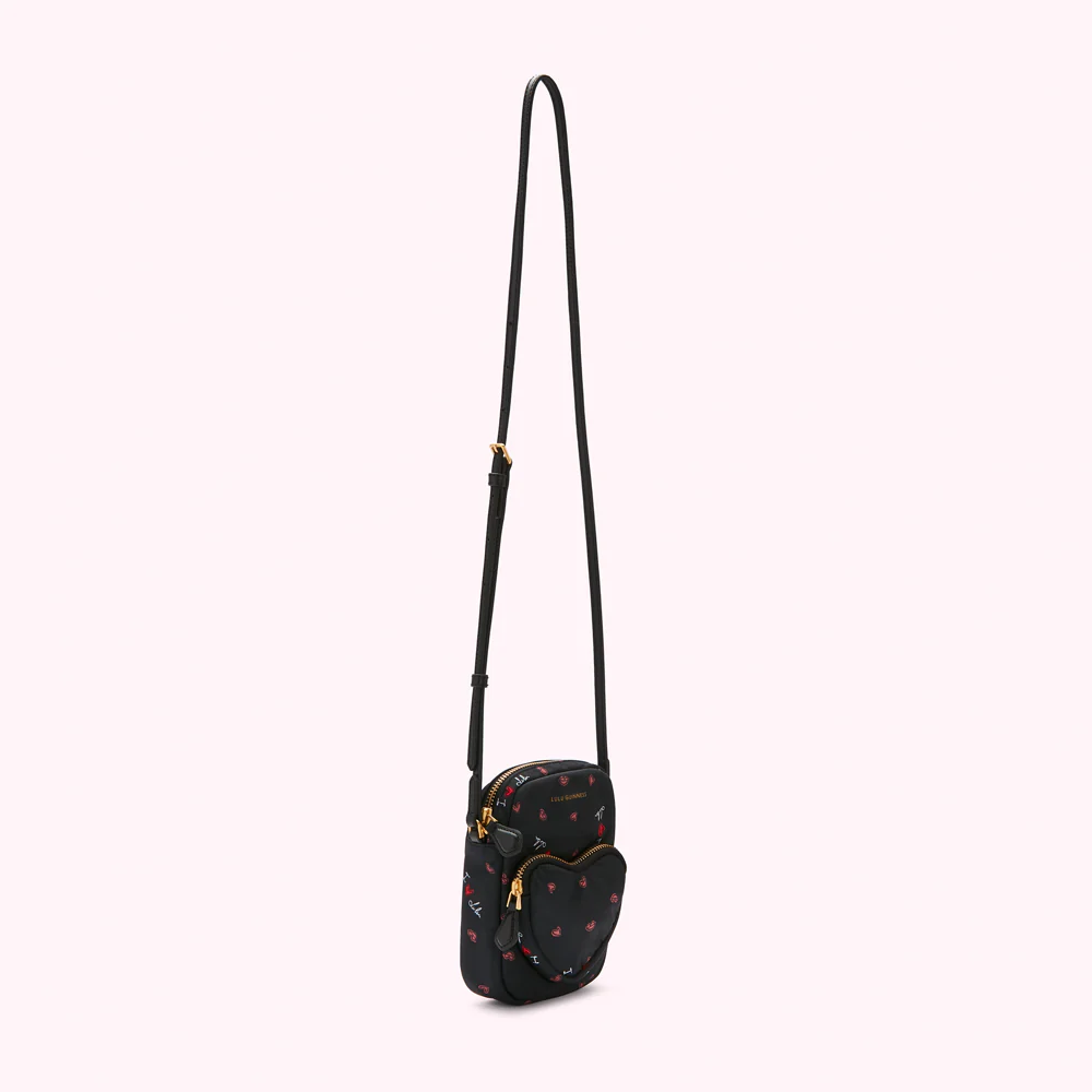 BLACK I LOVE LULU DAVIS CROSSBODY BAG - Image 3