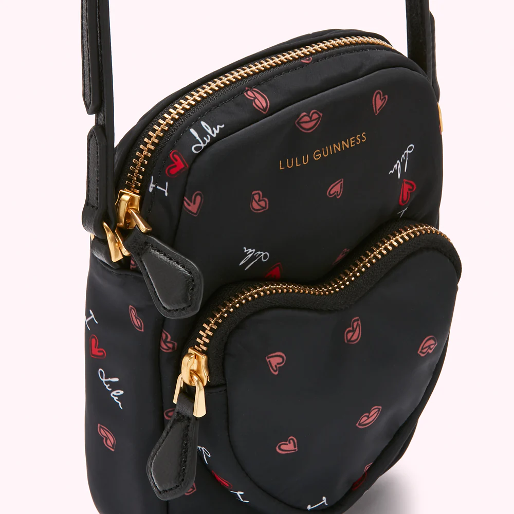 BLACK I LOVE LULU DAVIS CROSSBODY BAG - Image 4
