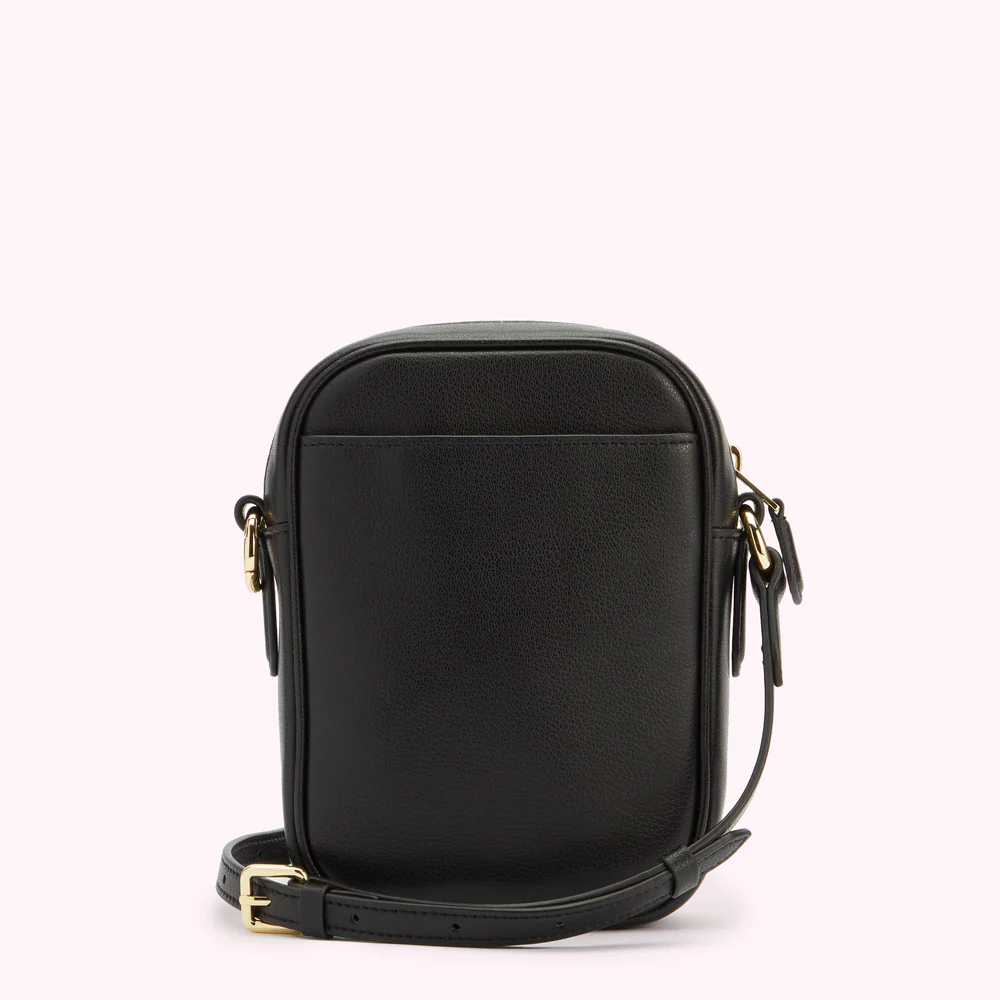 BLACK LEATHER BILLIE CROSSBODY BAG - Image 2