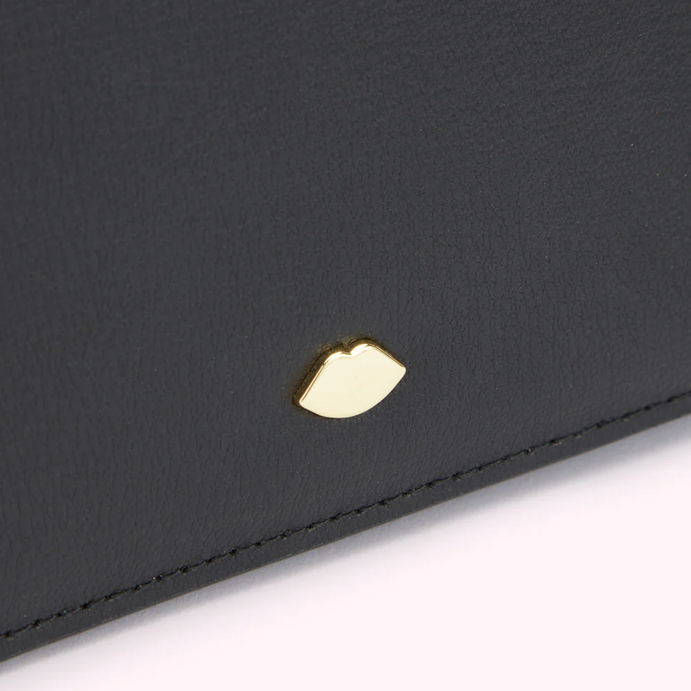 BLACK LEATHER DARIA CROSSBODY BAG - Image 6
