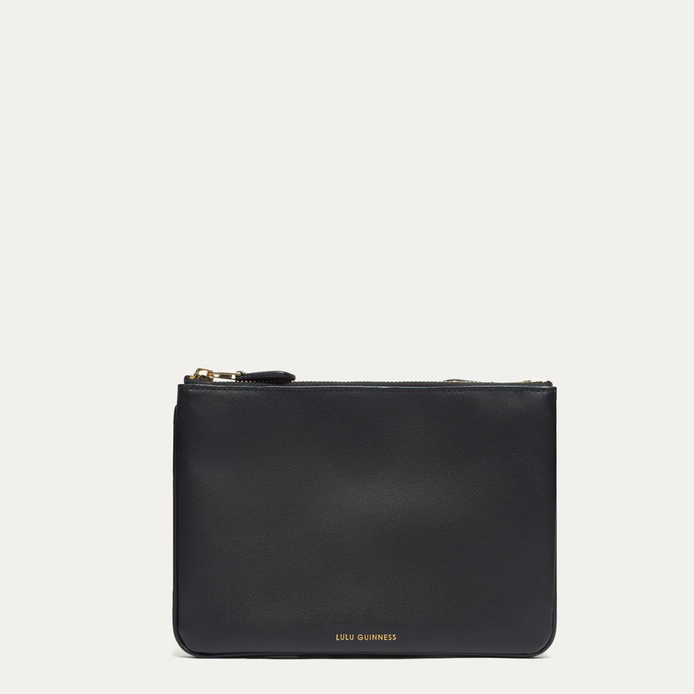 BLACK LEATHER JOLIE CROSSBODY BAG - Image 2