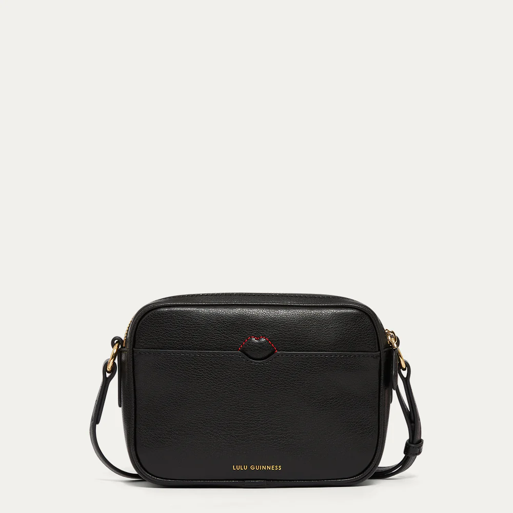 BLACK LEATHER REESE CROSSBODY BAG - Image 3