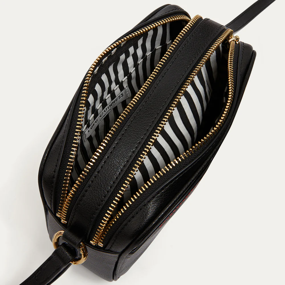 BLACK LEATHER REESE CROSSBODY BAG - Image 4