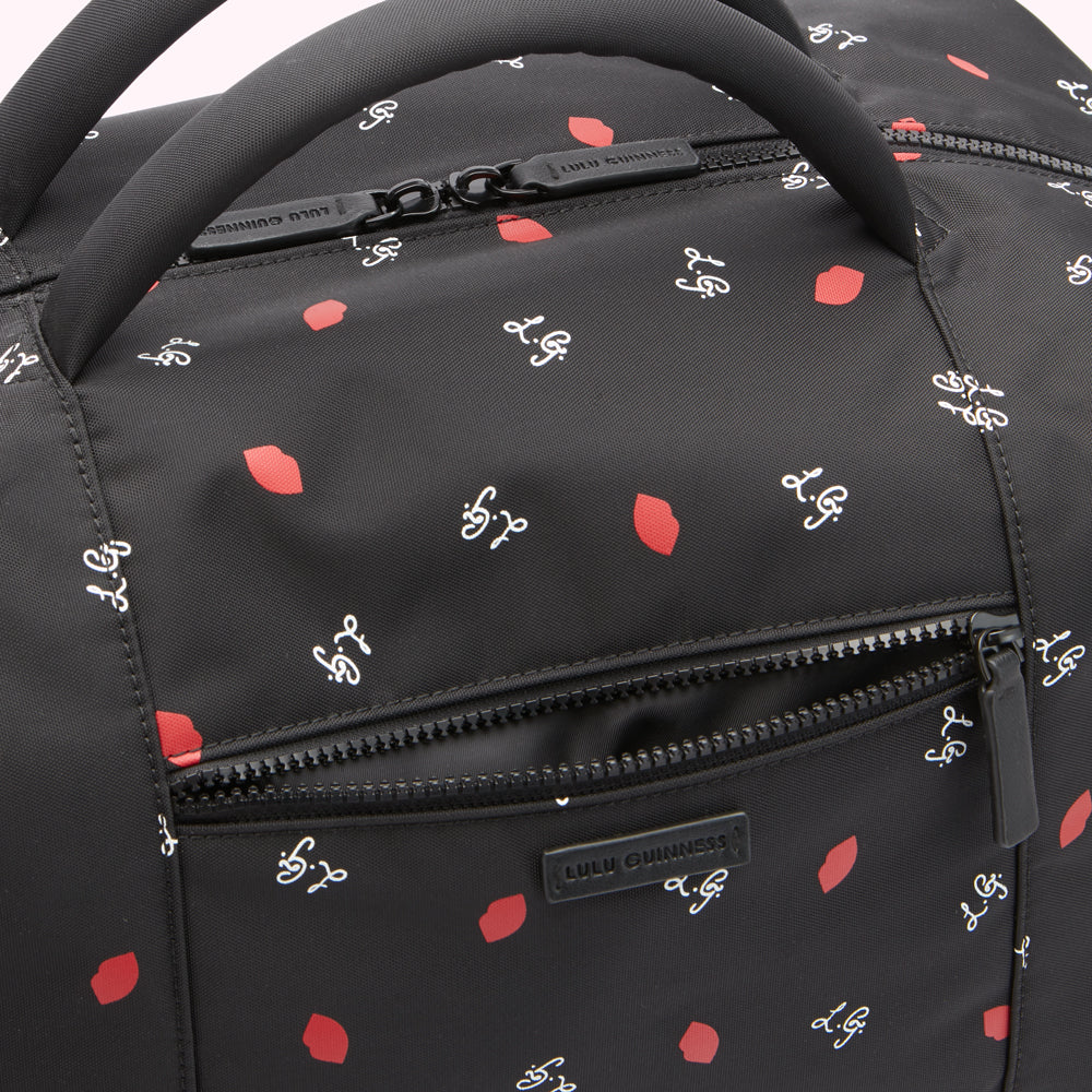 BLACK LG LOGO AND LIPS PRINT FENELLA - Image 4
