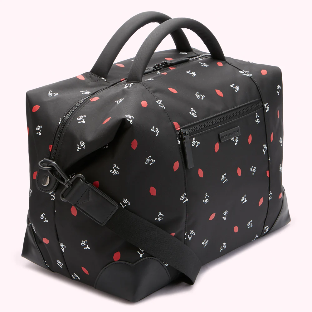 BLACK LG LOGO AND LIPS PRINT FENELLA - Image 5