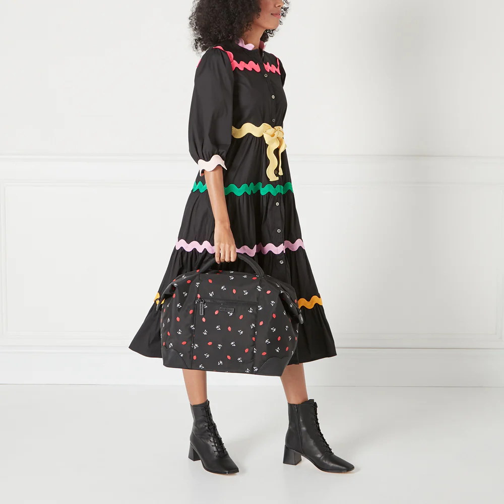 BLACK LG LOGO AND LIPS PRINT FENELLA - Image 6