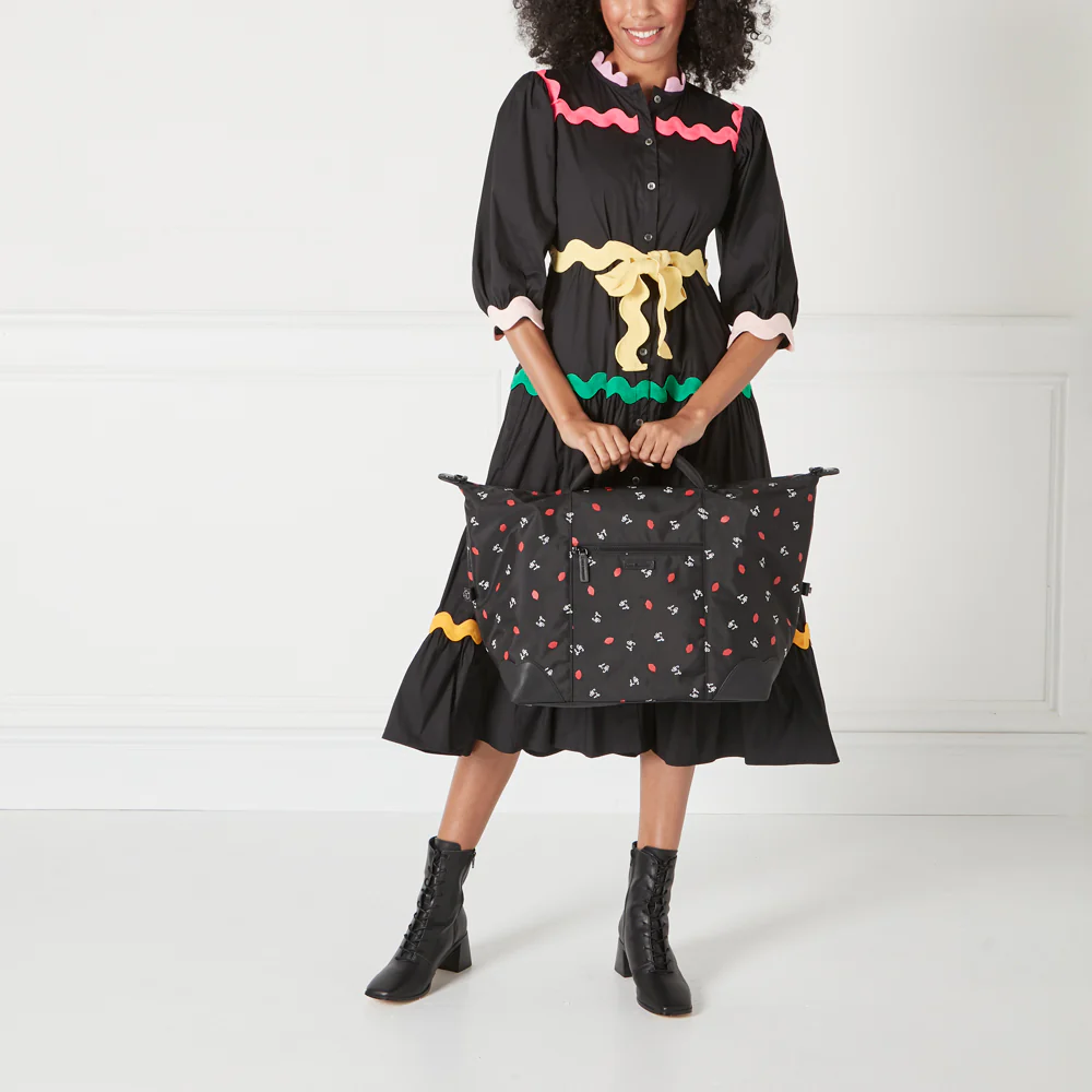 BLACK LG LOGO AND LIPS PRINT FENELLA - Image 7