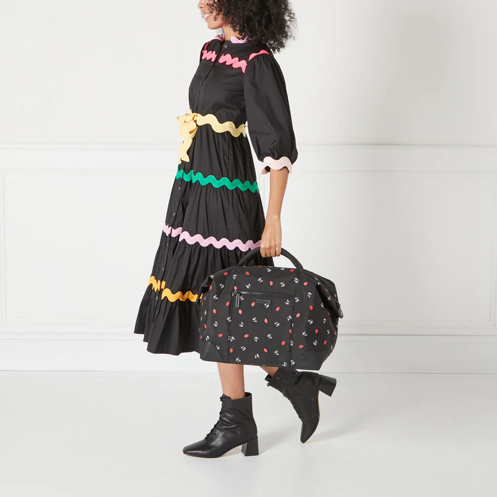 BLACK LG LOGO AND LIPS PRINT FENELLA - Image 9