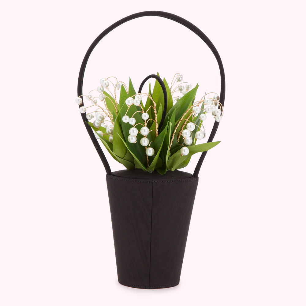 BLACK LILY OF THE VALLEY BAG - Image 2