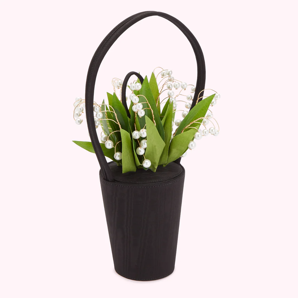 BLACK LILY OF THE VALLEY BAG - Image 3