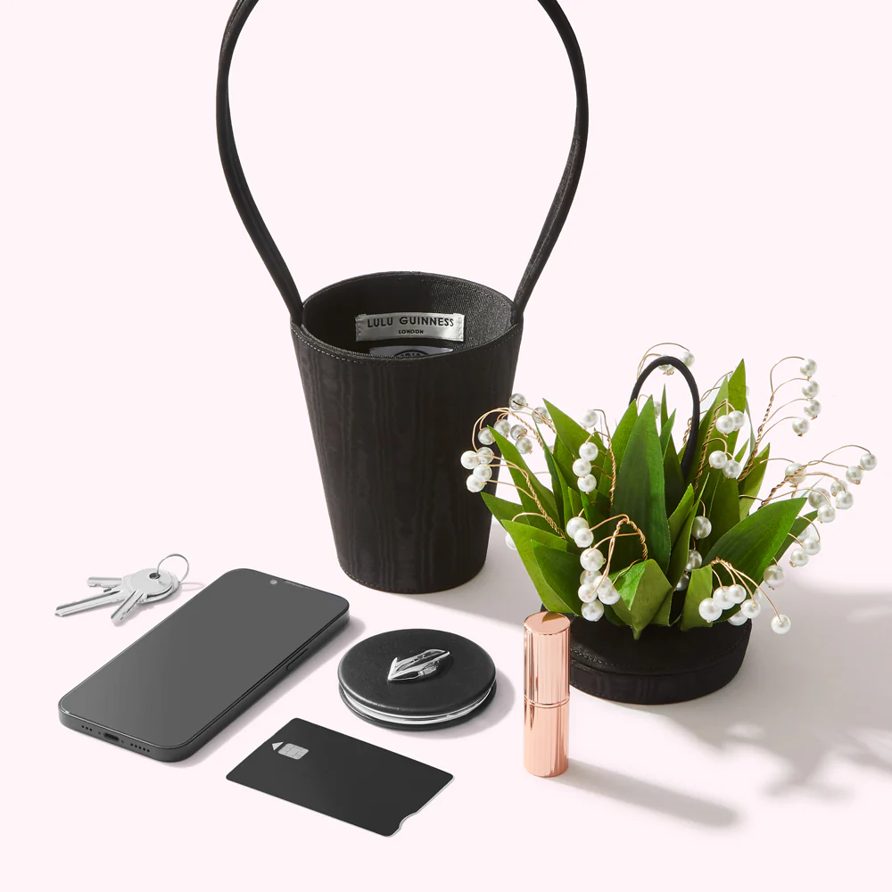 BLACK LILY OF THE VALLEY BAG - Image 5
