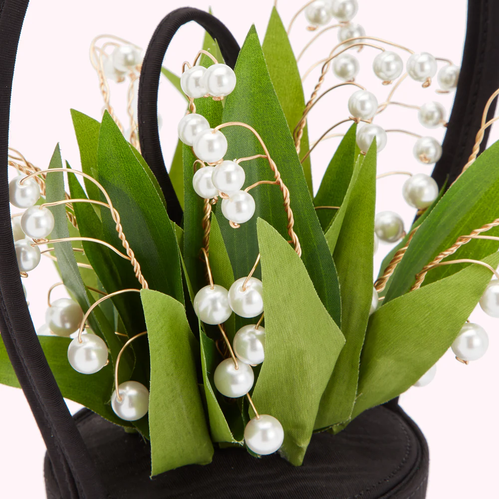 BLACK LILY OF THE VALLEY BAG - Image 6