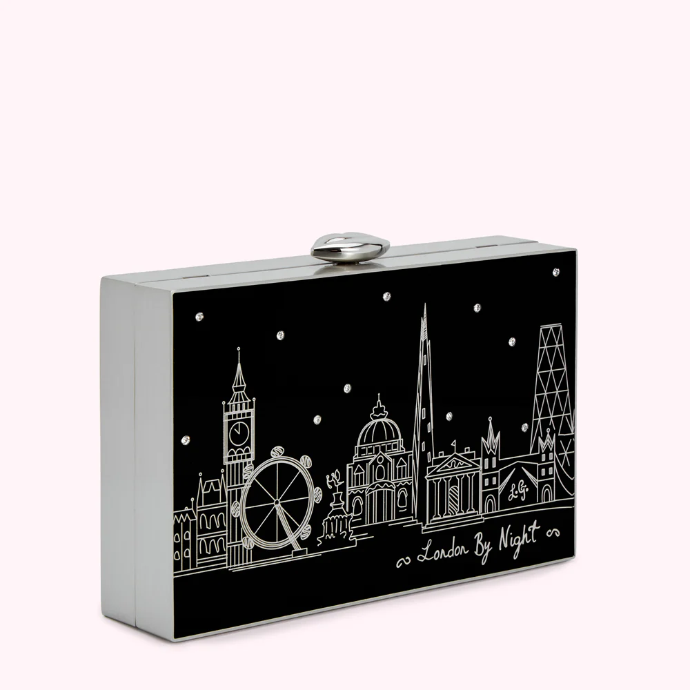 BLACK LONDON BY NIGHT LIVVY CLUTCH BAG - Image 3