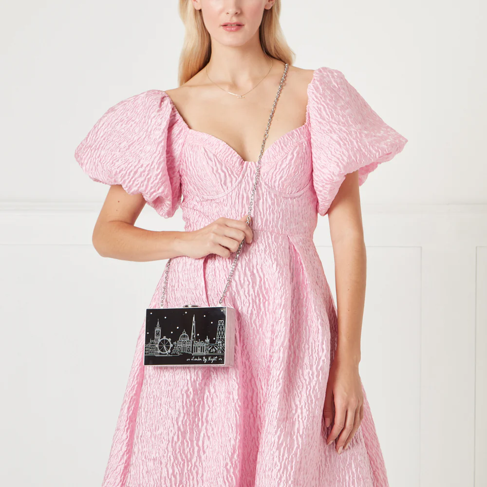 BLACK LONDON BY NIGHT LIVVY CLUTCH BAG - Image 7