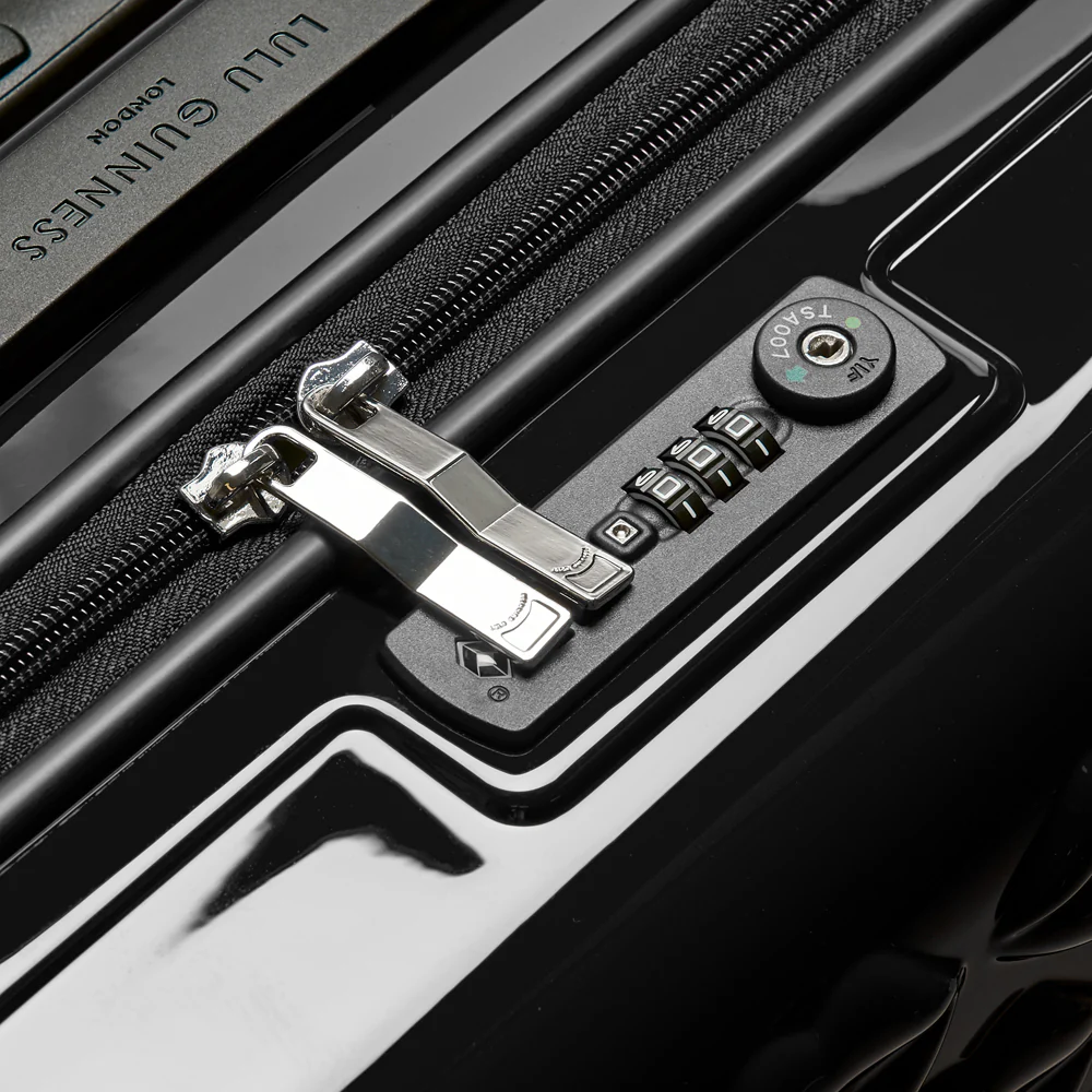 BLACK LULU LIPS CABIN SPINNER CASE AND LUGGAGE BELT - Image 5