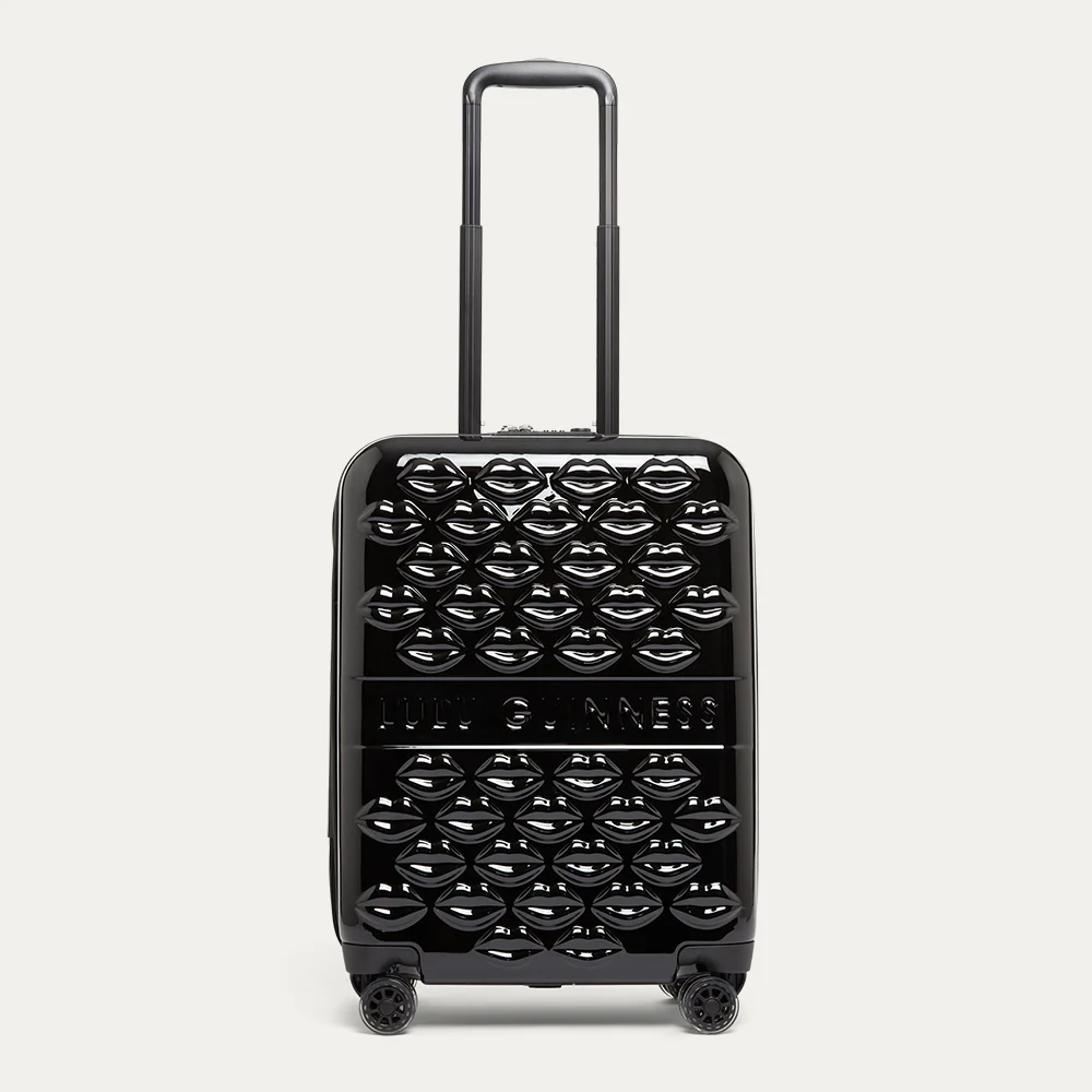BLACK LULU LIPS CABIN SPINNER SUITCASE - Image 2