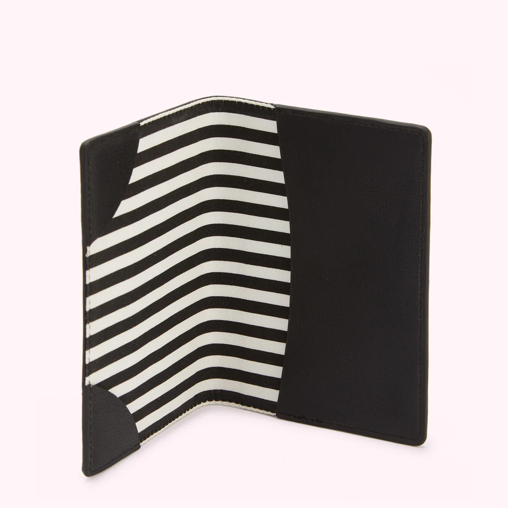 BLACK LULU MAIL ENVELOPE PASSPORT HOLDER - Image 4
