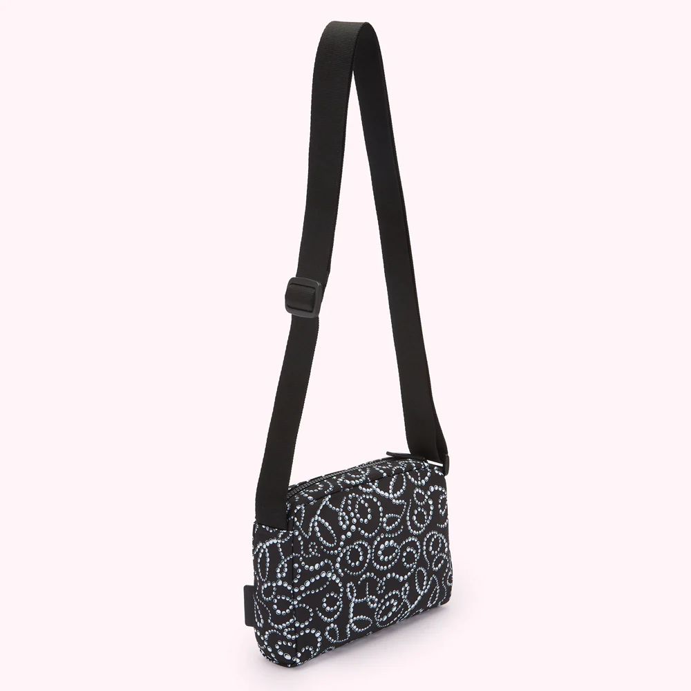 BLACK LULU PEARL BESSIE CROSSBODY BAG - Image 3