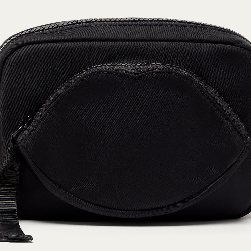 BLACK AND LULU RED PAM CROSSBODY BAG - Image 5