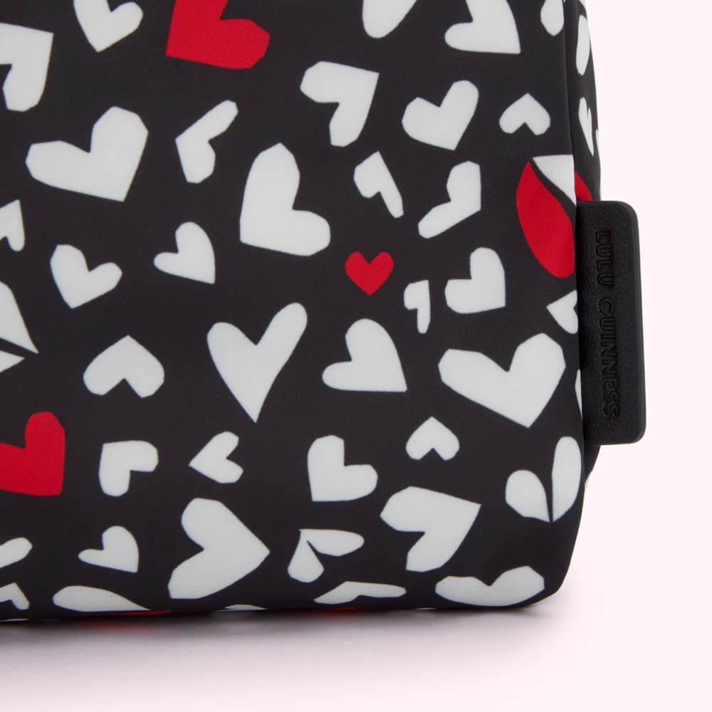 BLACK MULTI CUT OUT HEARTS BESSIE CROSSBODY BAG - Image 4