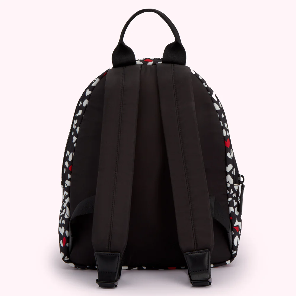 BLACK MULTI CUT OUT HEARTS SADIE BACKPACK - Image 2